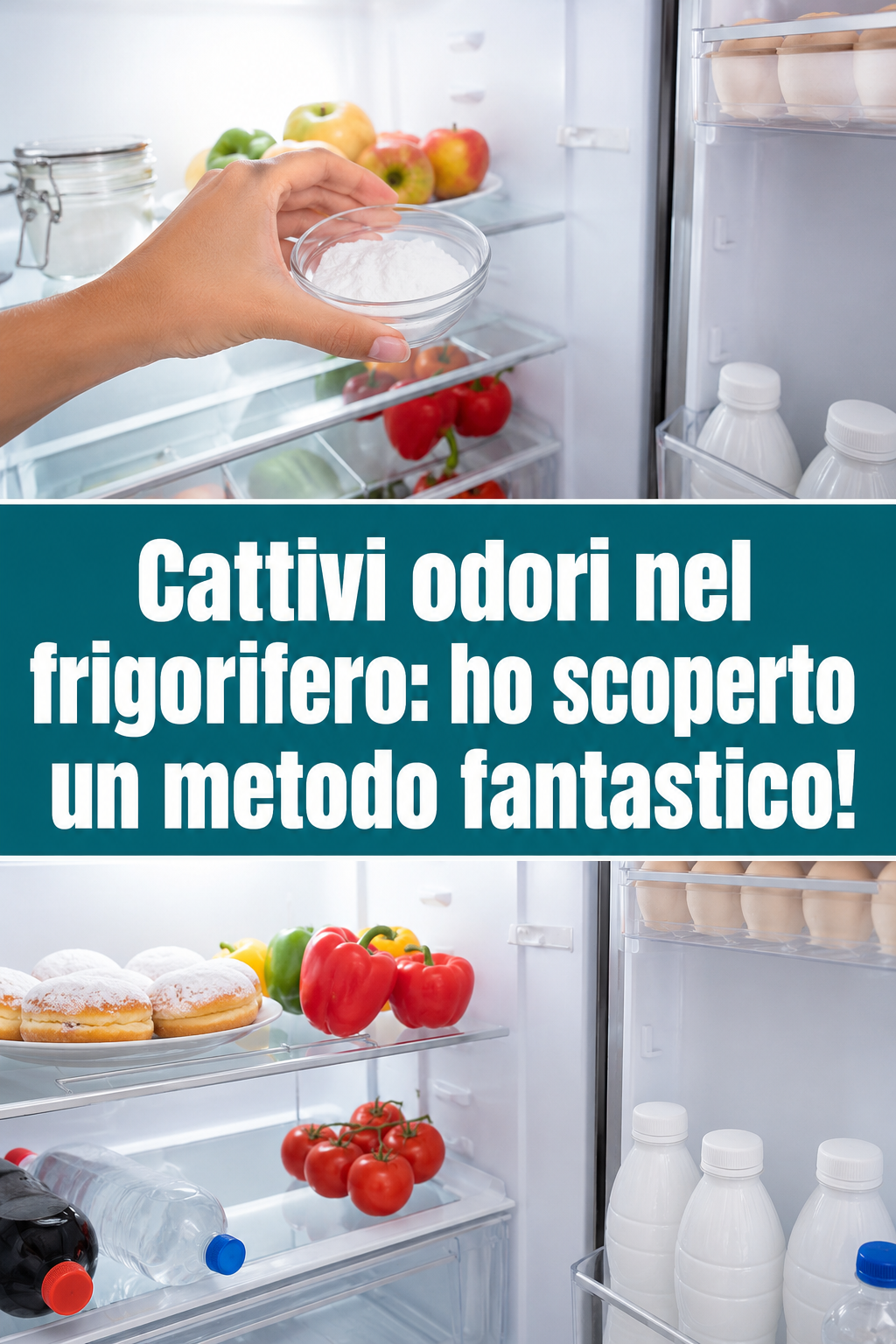 Cattivi odori nel frigorifero: ho scoperto un metodo fantastico!