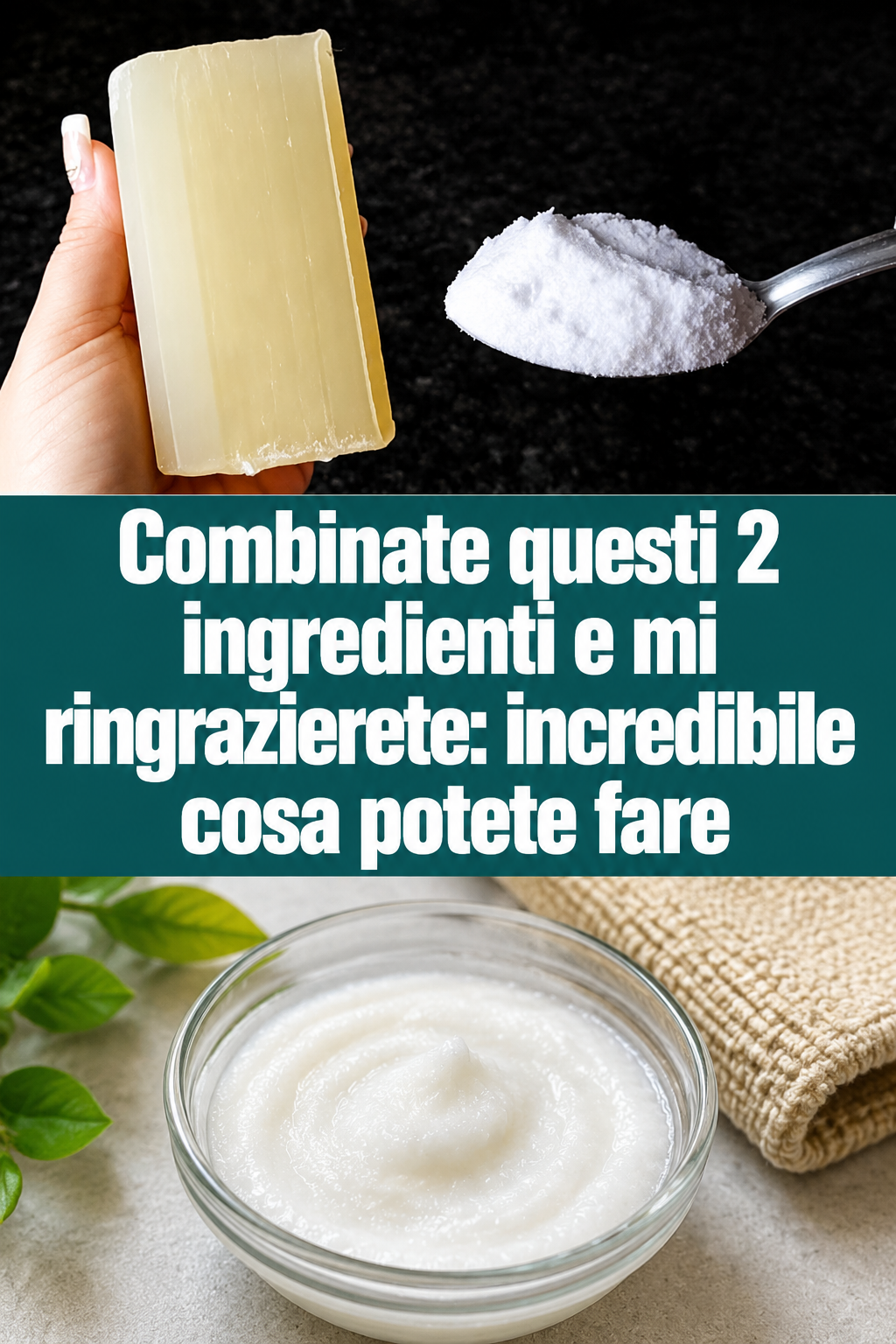 Combinate questi 2 ingredienti e mi ringrazierete: incredibile cosa potete fare
