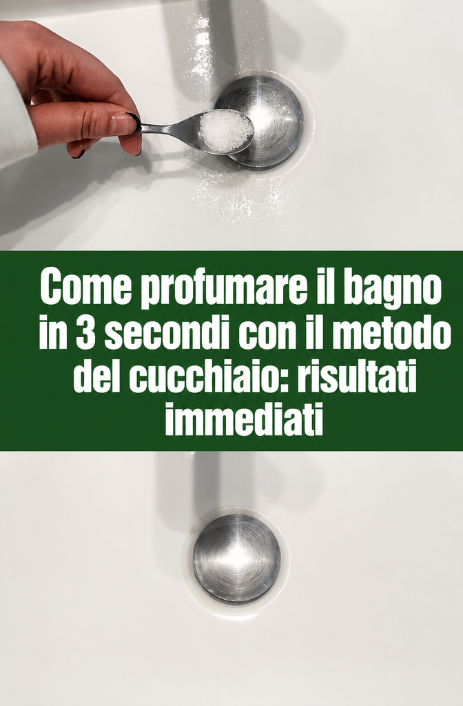 Come profumare il bagno in 3 secondi con il metodo del cucchiaio: risultati immediati