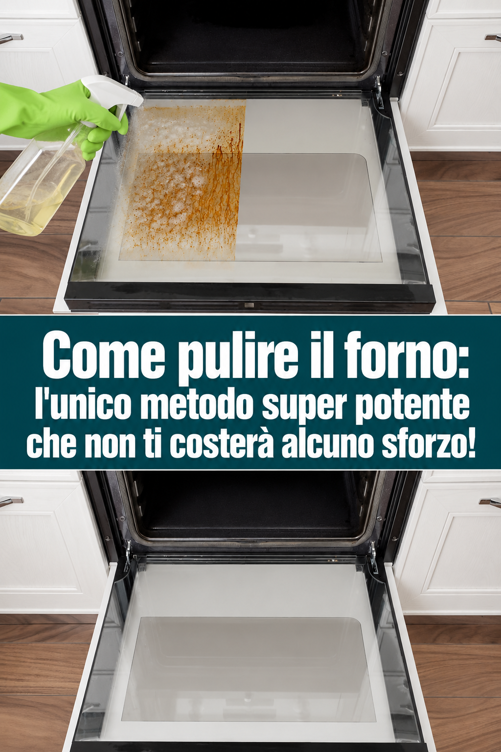 Come pulire il forno: l’unico metodo super potente che non ti costerà alcuno sforzo!