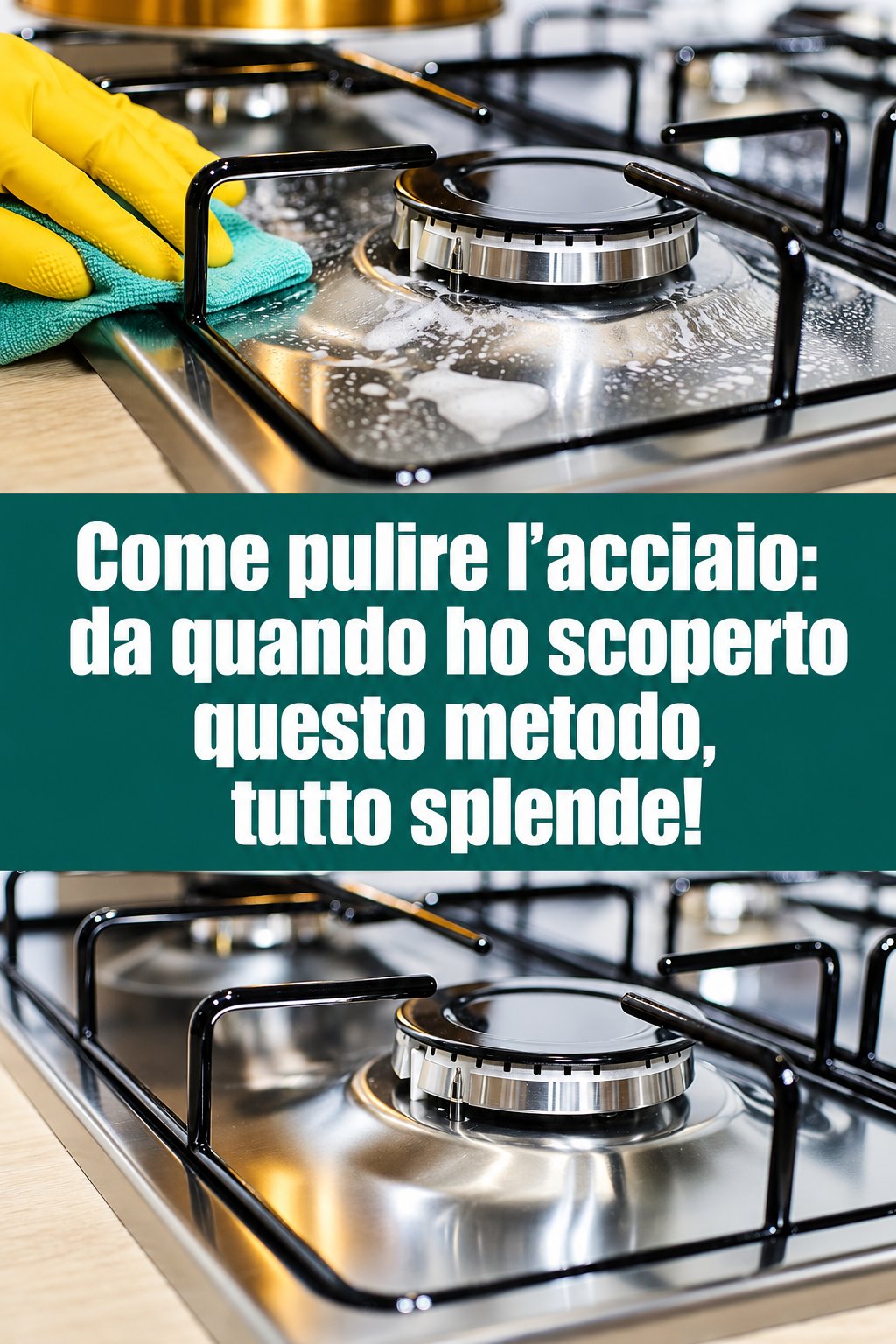 Come pulire l’acciaio: da quando ho scoperto questo metodo, tutto splende!