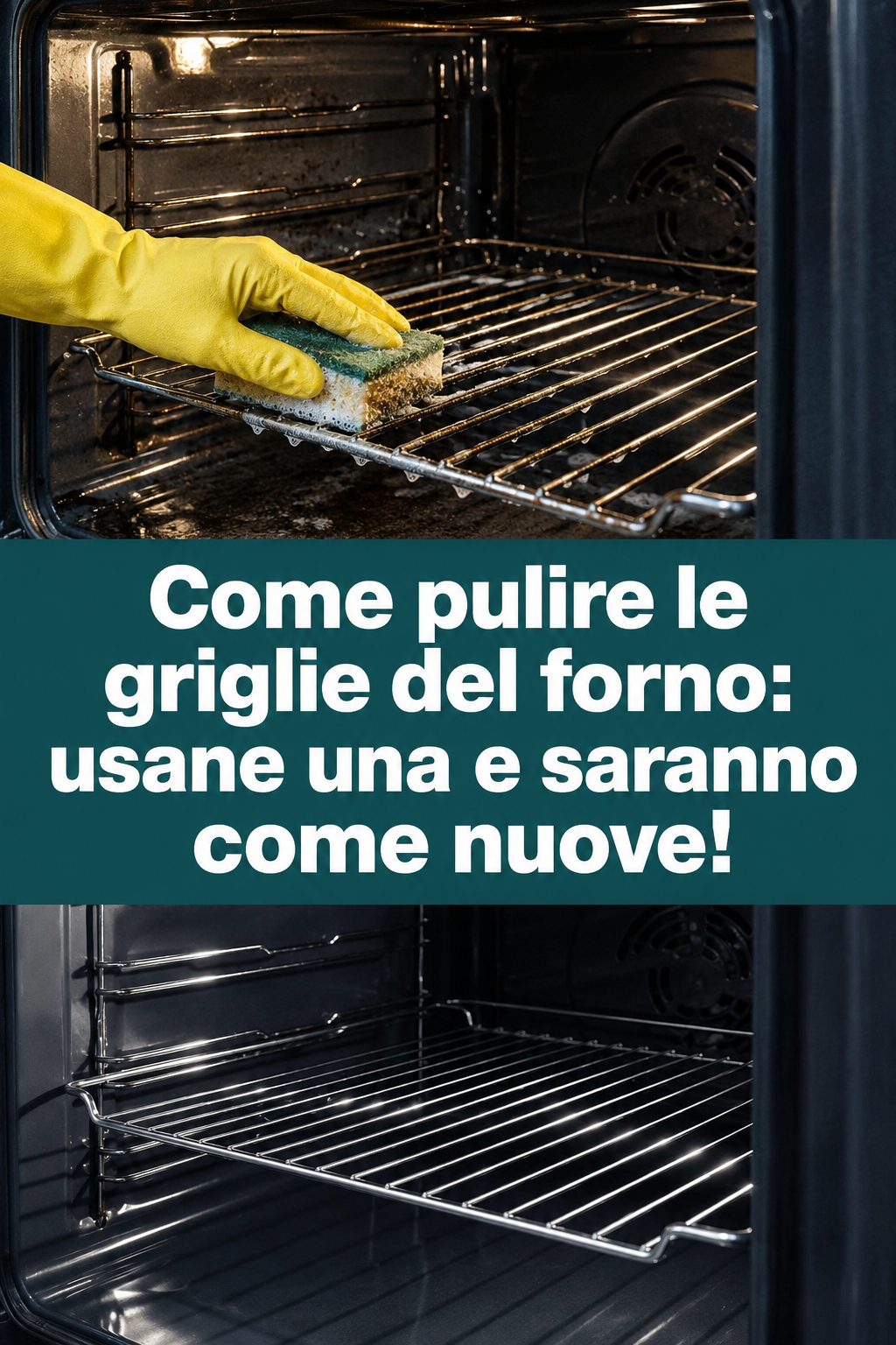 Come pulire le griglie del forno: usane una e saranno come nuove!