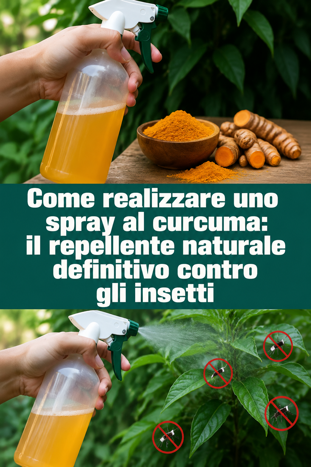 Come realizzare uno spray al curcuma: il repellente naturale definitivo contro gli insetti