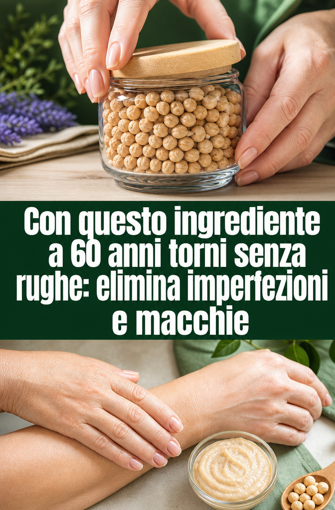 Con questo ingrediente a 60 anni torni senza rughe: elimina imperfezioni e macchie