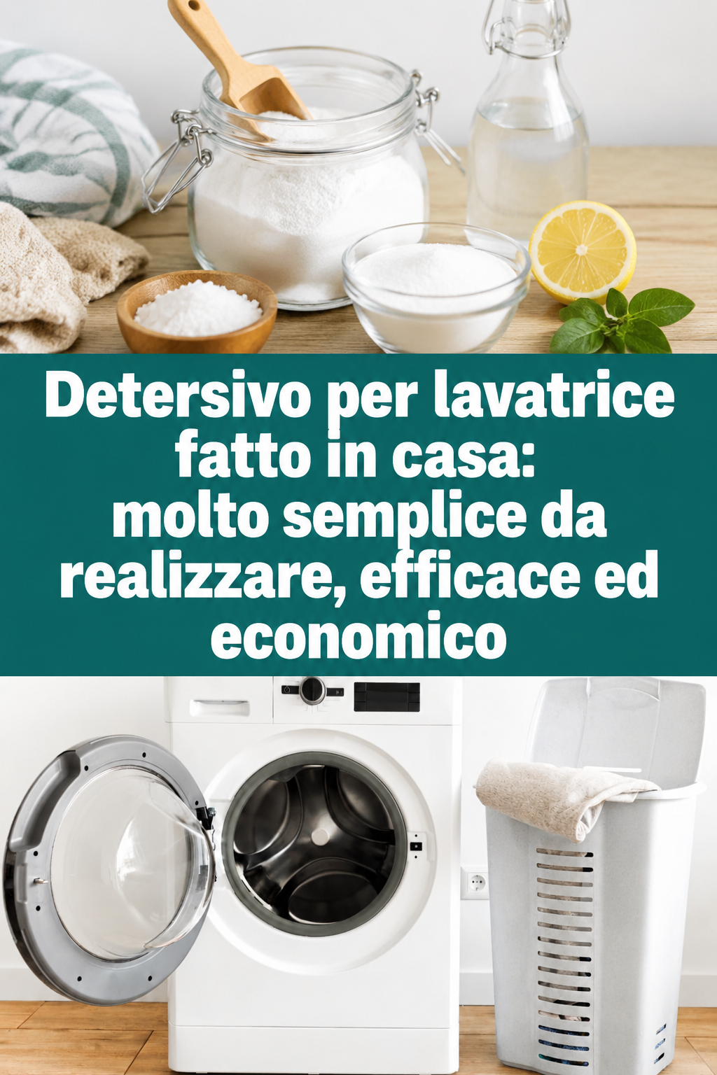 Detersivo per lavatrice fatto in casa: molto semplice da realizzare, efficace ed economico
