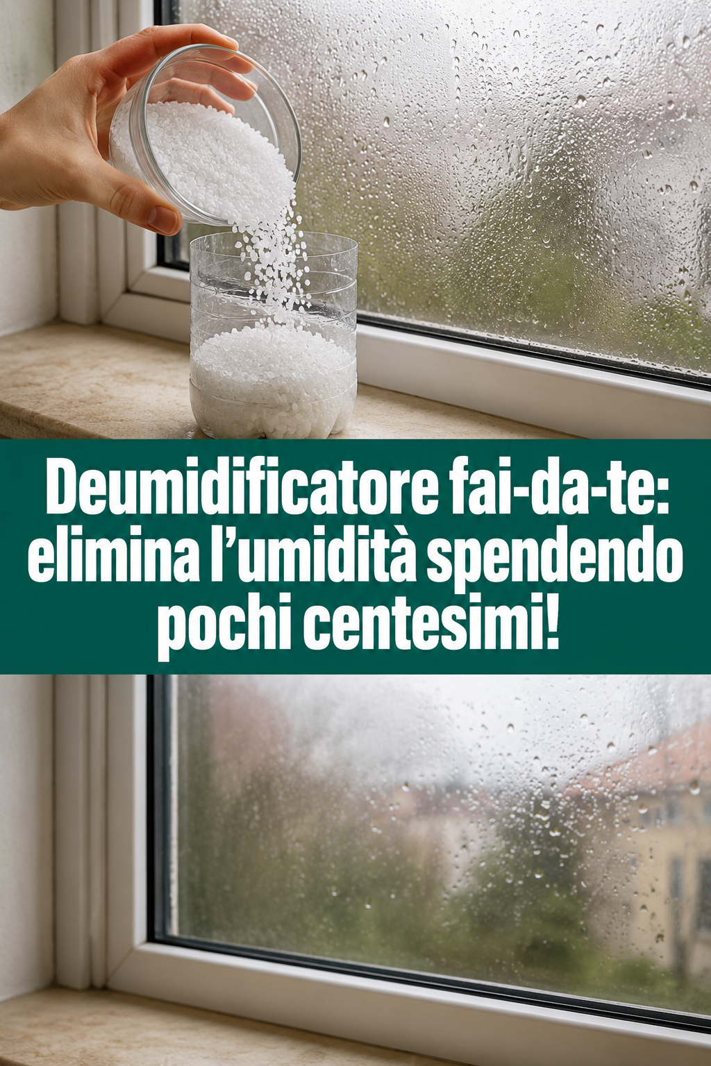 Deumidificatore fai-da-te: elimina l’umidità spendendo pochi centesimi!