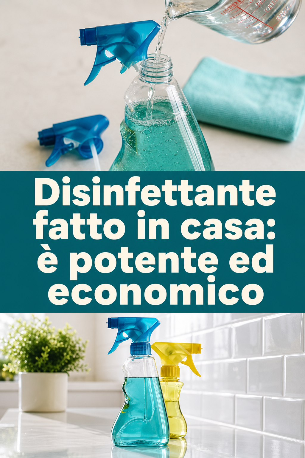 Disinfettante fatto in casa: è potente ed economico