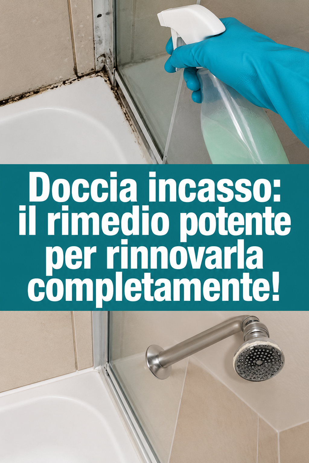 Doccia incasso: il rimedio potente per rinnovarla completamente!