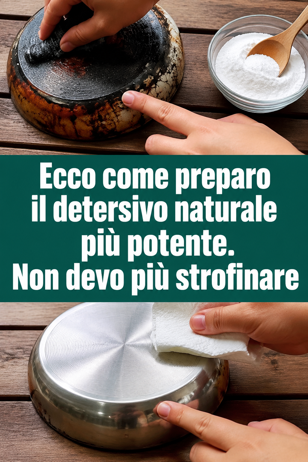 Ecco come preparo il detersivo naturale più potente. Non devo più strofinare