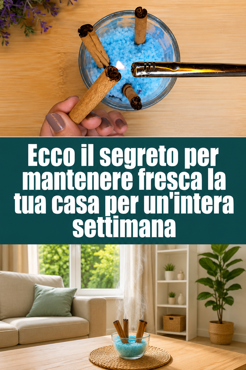 Ecco il segreto per mantenere fresca la tua casa per un’intera settimana