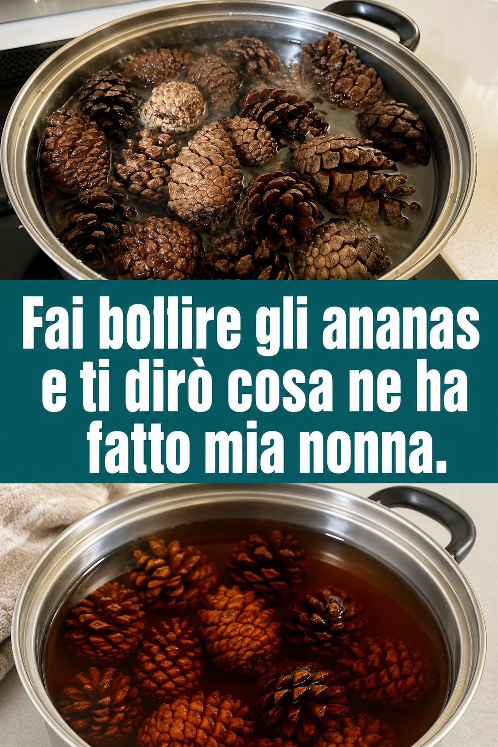 Fai bollire gli ananas e ti dirò cosa ne ha fatto mia nonna.