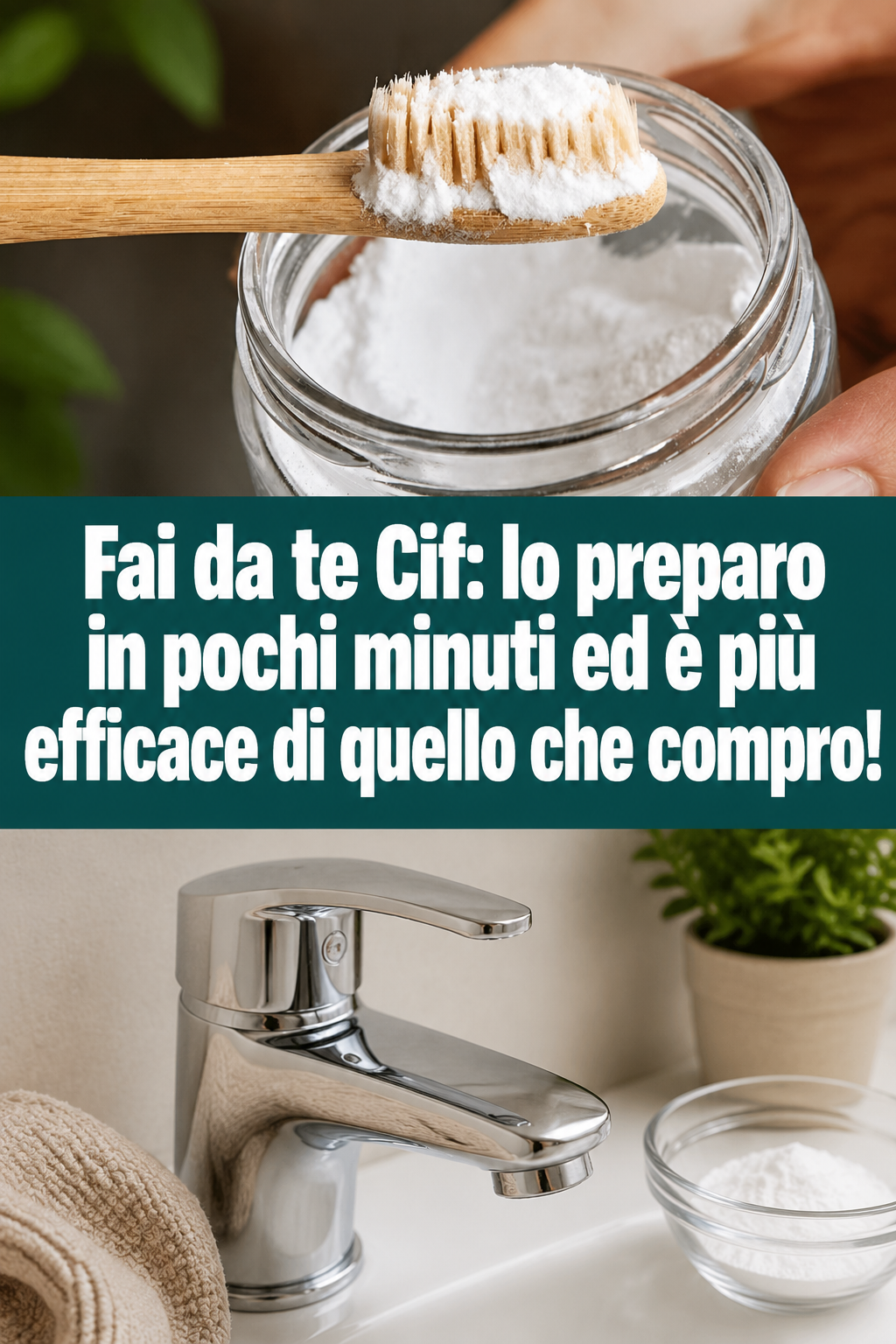 Fai da te Cif: lo preparo in pochi minuti ed è più efficace di quello che compro!