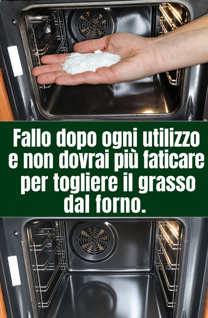Fallo dopo ogni utilizzo e non dovrai più faticare per togliere il grasso dal forno.