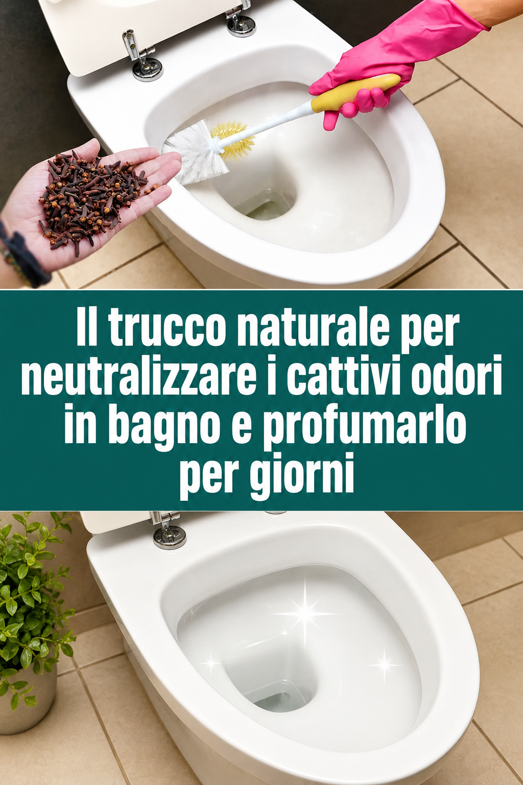 Il trucco naturale per neutralizzare i cattivi odori in bagno e profumarlo per giorni