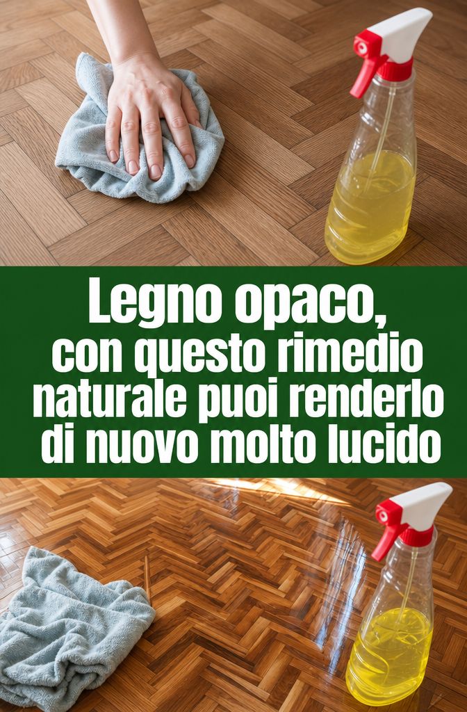 Legno opaco, con questo rimedio naturale puoi renderlo di nuovo molto lucido
