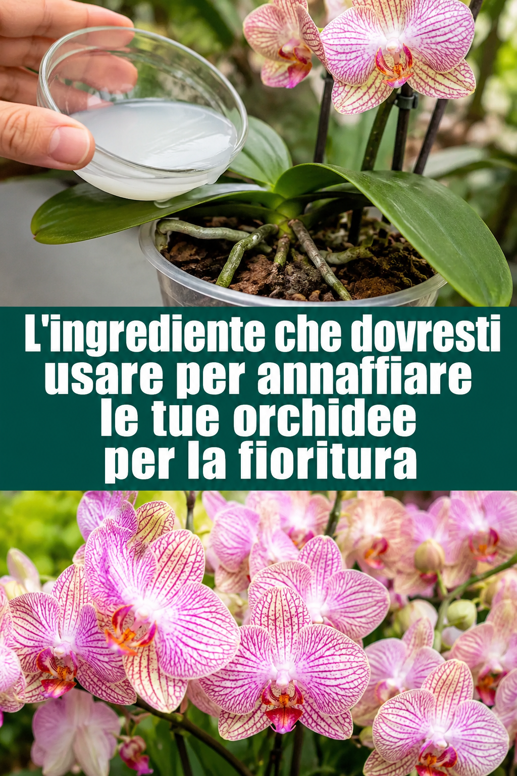 L’ingrediente che dovresti usare per annaffiare le tue orchidee per la fioritura