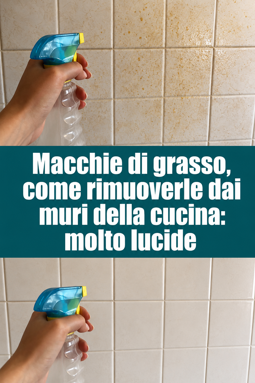 Macchie di grasso, come rimuoverle dai muri della cucina: molto lucide