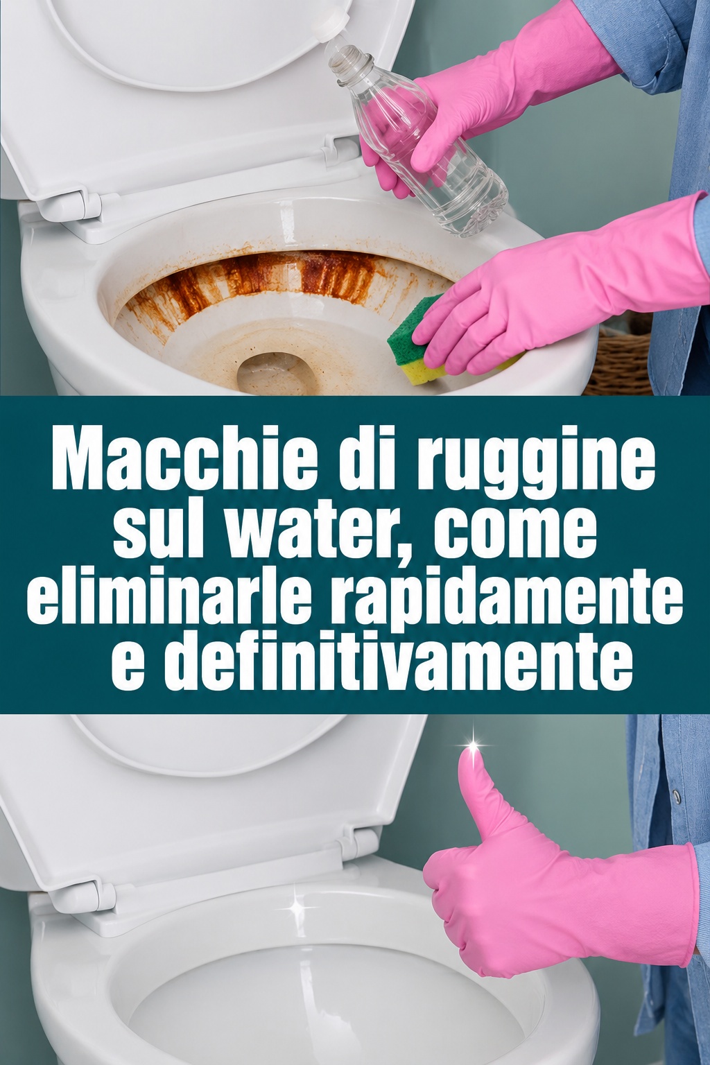 Macchie di ruggine sul water, come eliminarle rapidamente e definitivamente