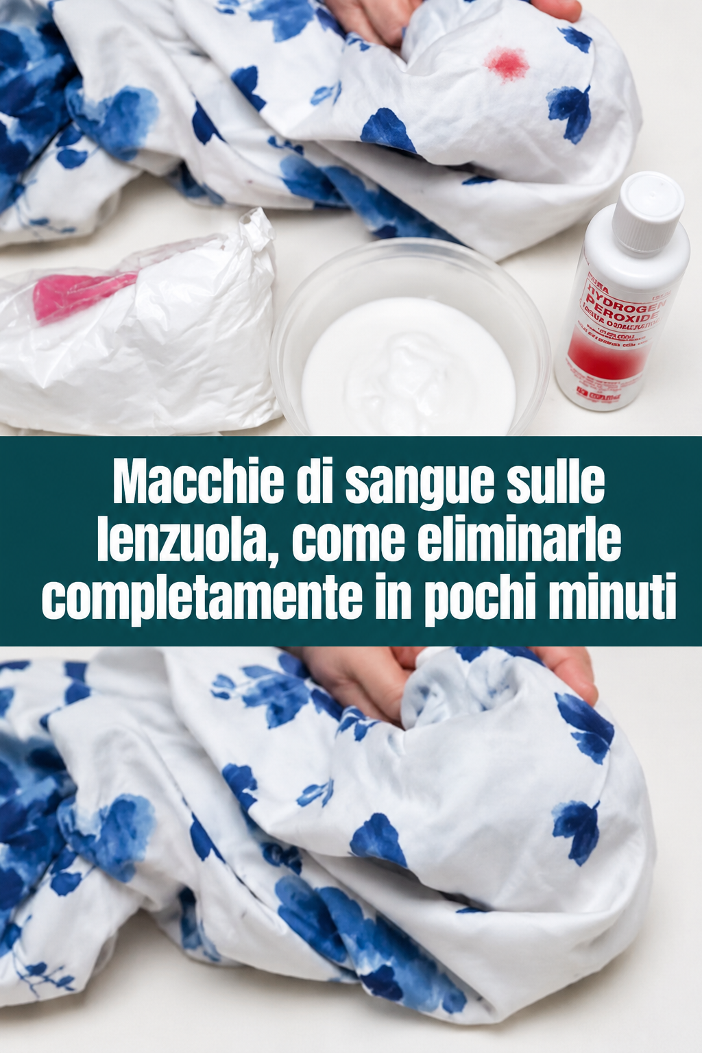 Macchie di sangue sulle lenzuola, come eliminarle completamente in pochi minuti