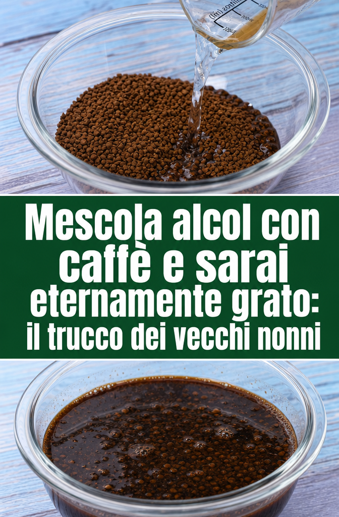 Mescola alcol con caffè e sarai eternamente grato: il trucco dei vecchi nonni