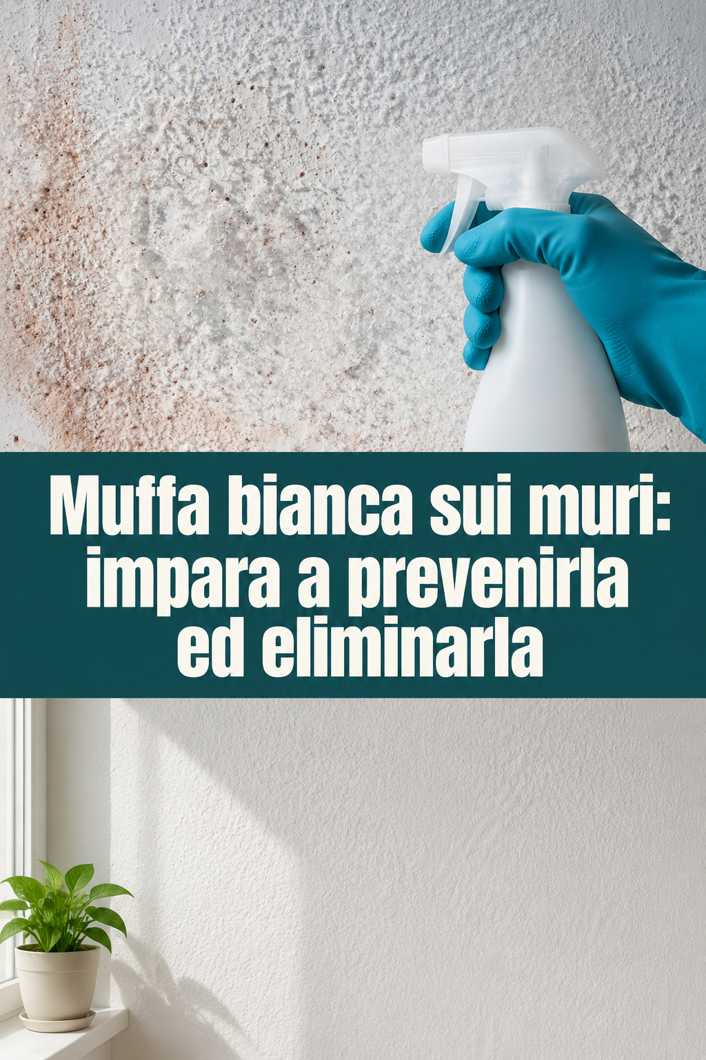 Muffa bianca sui muri: impara a prevenirla ed eliminarla
