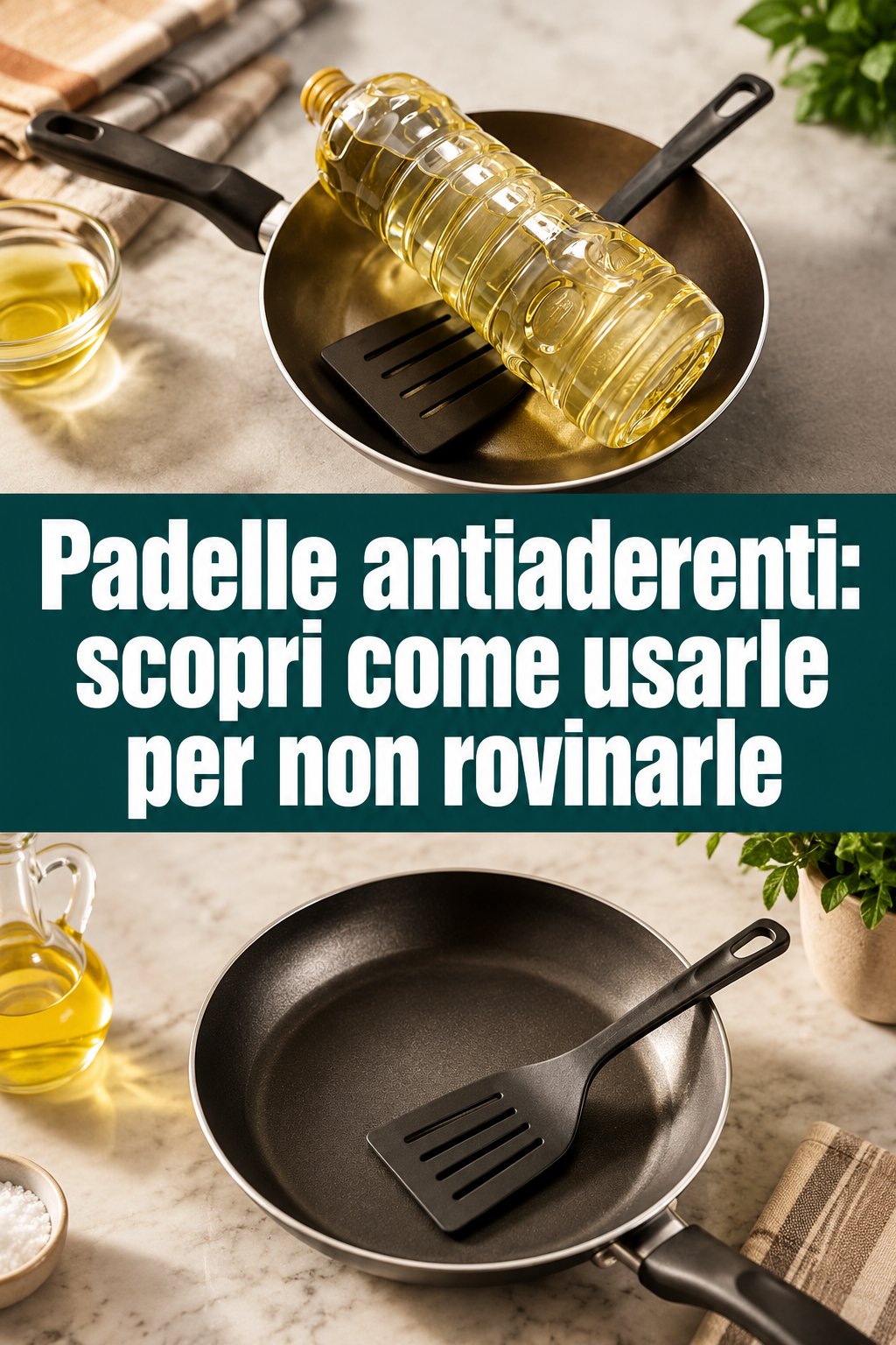 Padelle antiaderenti: scopri come usarle per non rovinarle