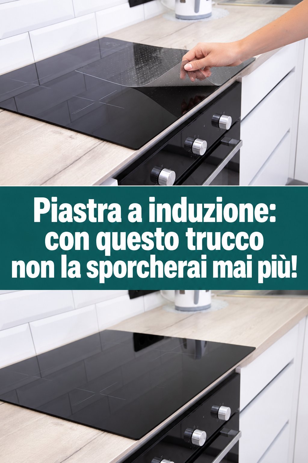 Piastra a induzione: con questo trucco non la sporcherai mai più!