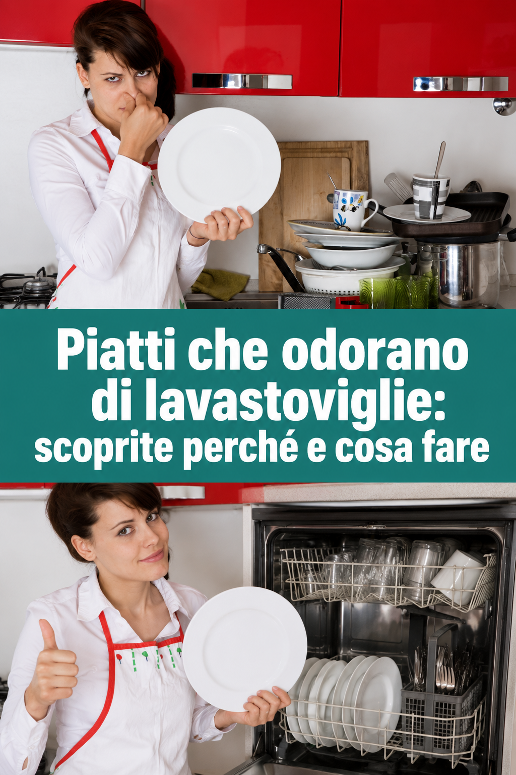 Piatti che odorano di lavastoviglie: scoprite perché e cosa fare