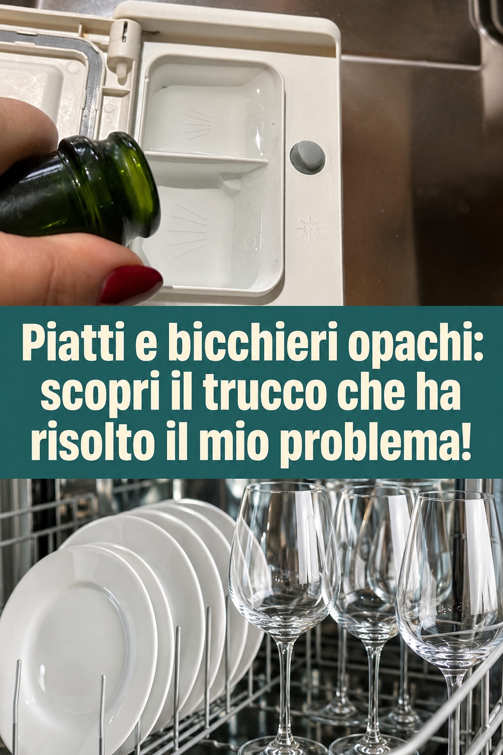 Piatti e bicchieri opachi: scopri il trucco che ha risolto il mio problema!