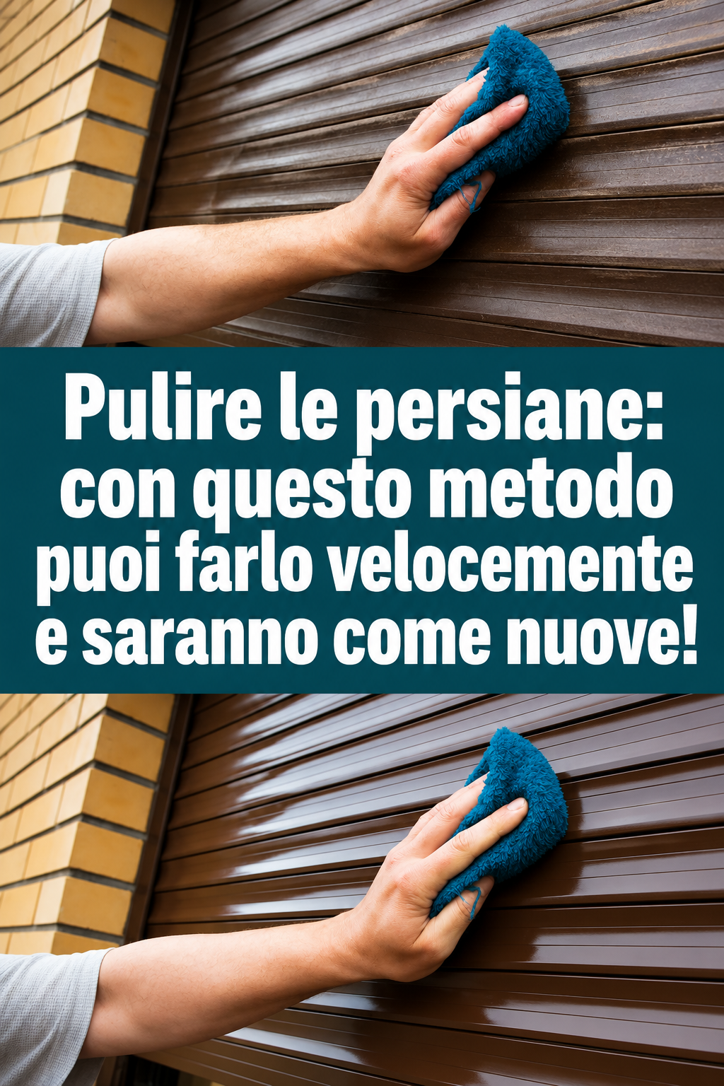 Pulire le persiane: con questo metodo puoi farlo velocemente e saranno come nuove!