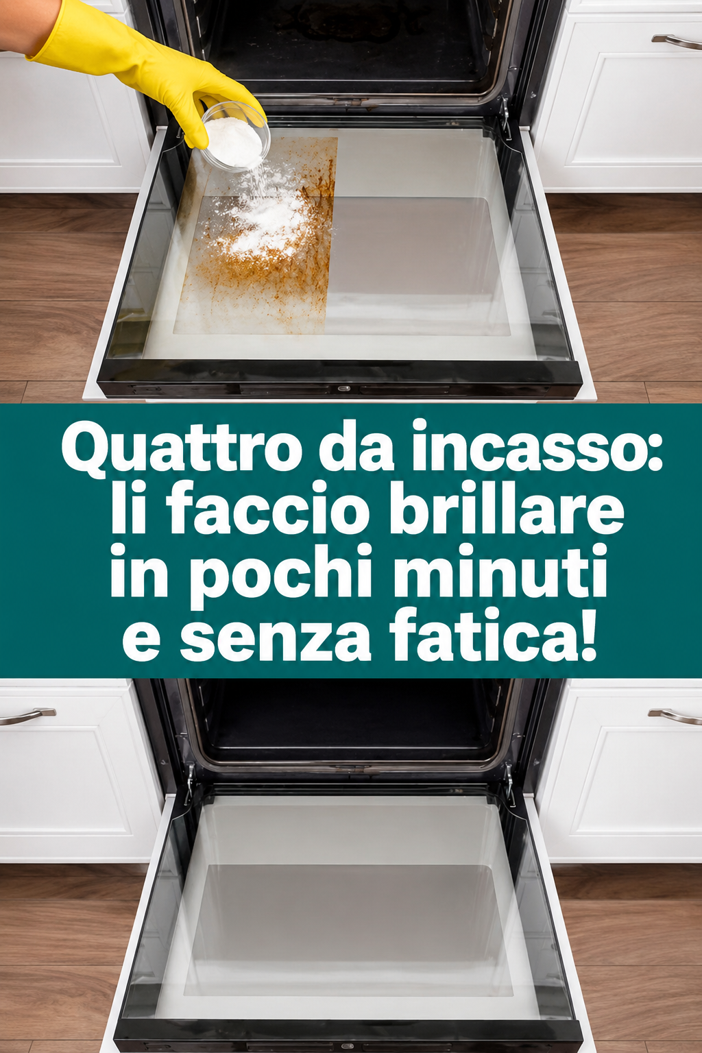 Quattro da incasso: li faccio brillare in pochi minuti e senza fatica!