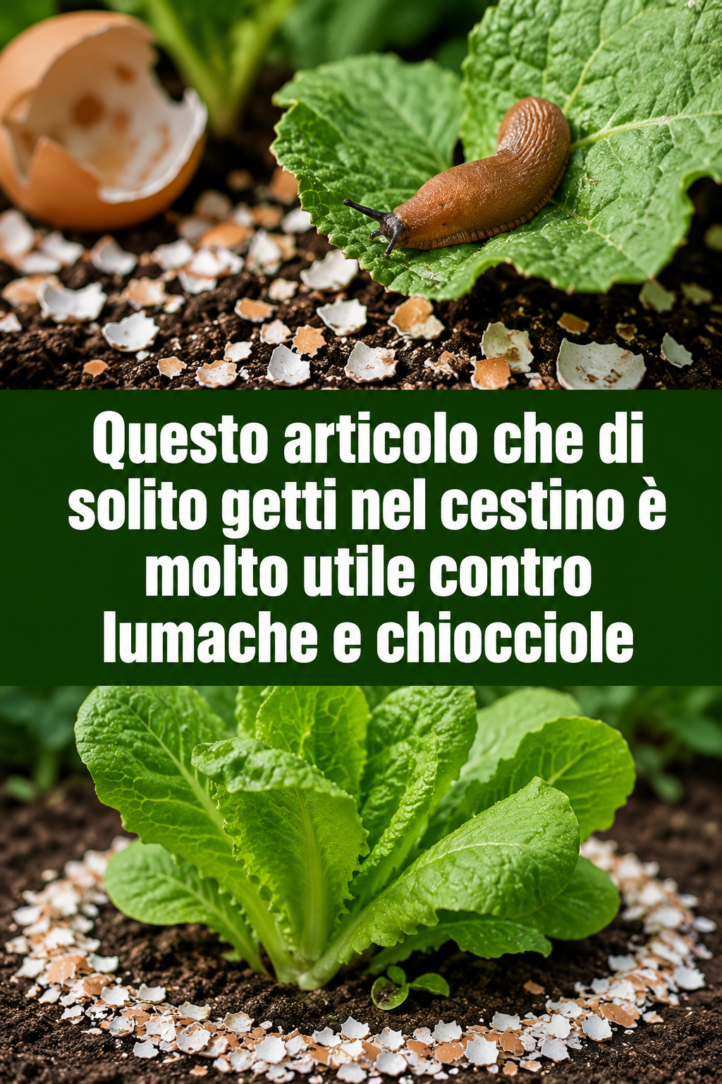 Questo articolo che di solito getti nel cestino è molto utile contro lumache e chiocciole