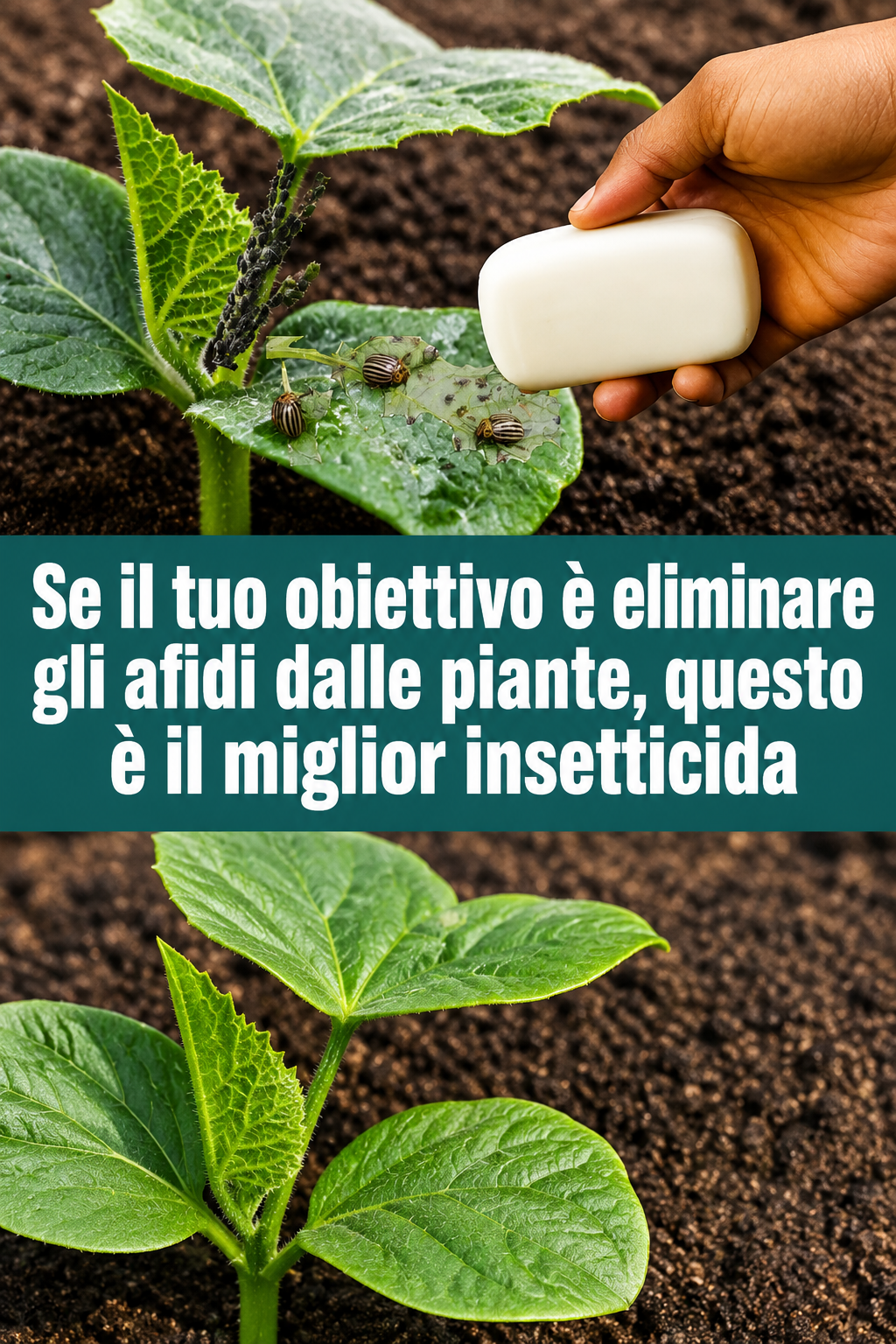 Se il tuo obiettivo è eliminare gli afidi dalle piante, questo è il miglior insetticida