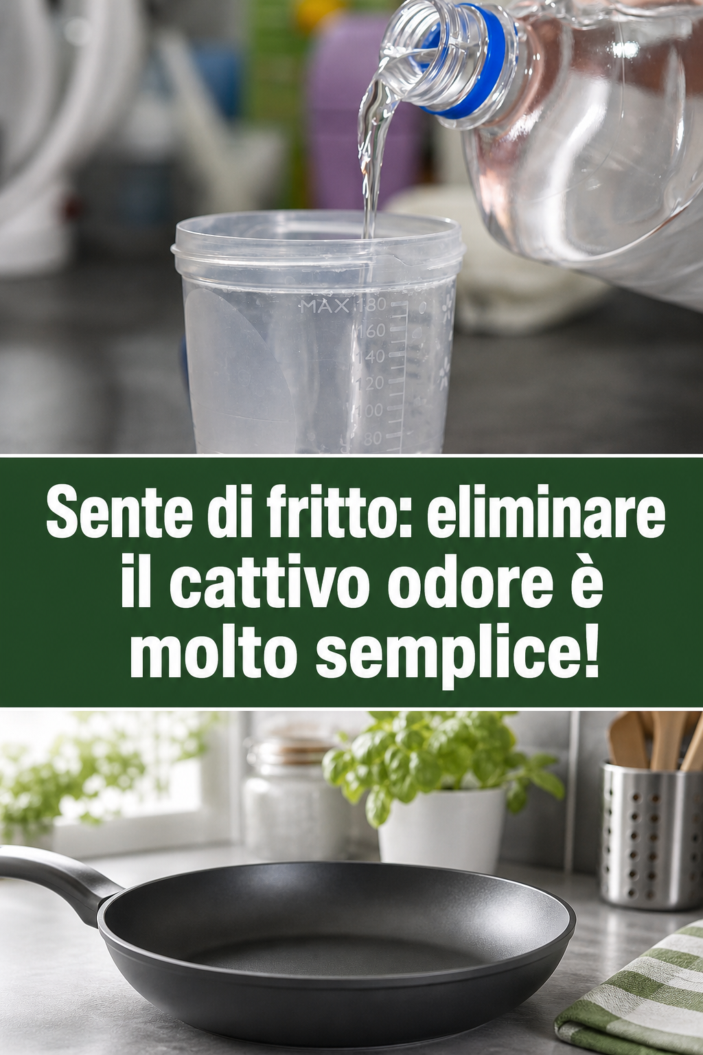 Sente di fritto: eliminare il cattivo odore è molto semplice!