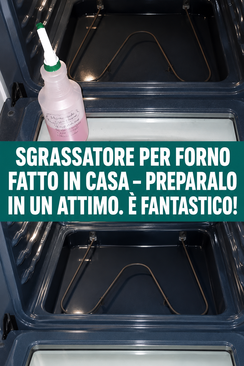 Sgrassatore per forno fatto in casa – preparalo in un attimo. È fantastico!