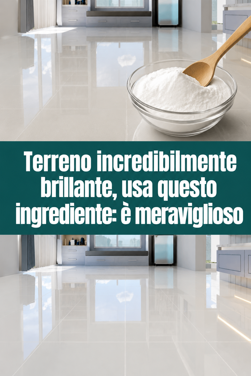 Terreno incredibilmente brillante, usa questo ingrediente: è meraviglioso