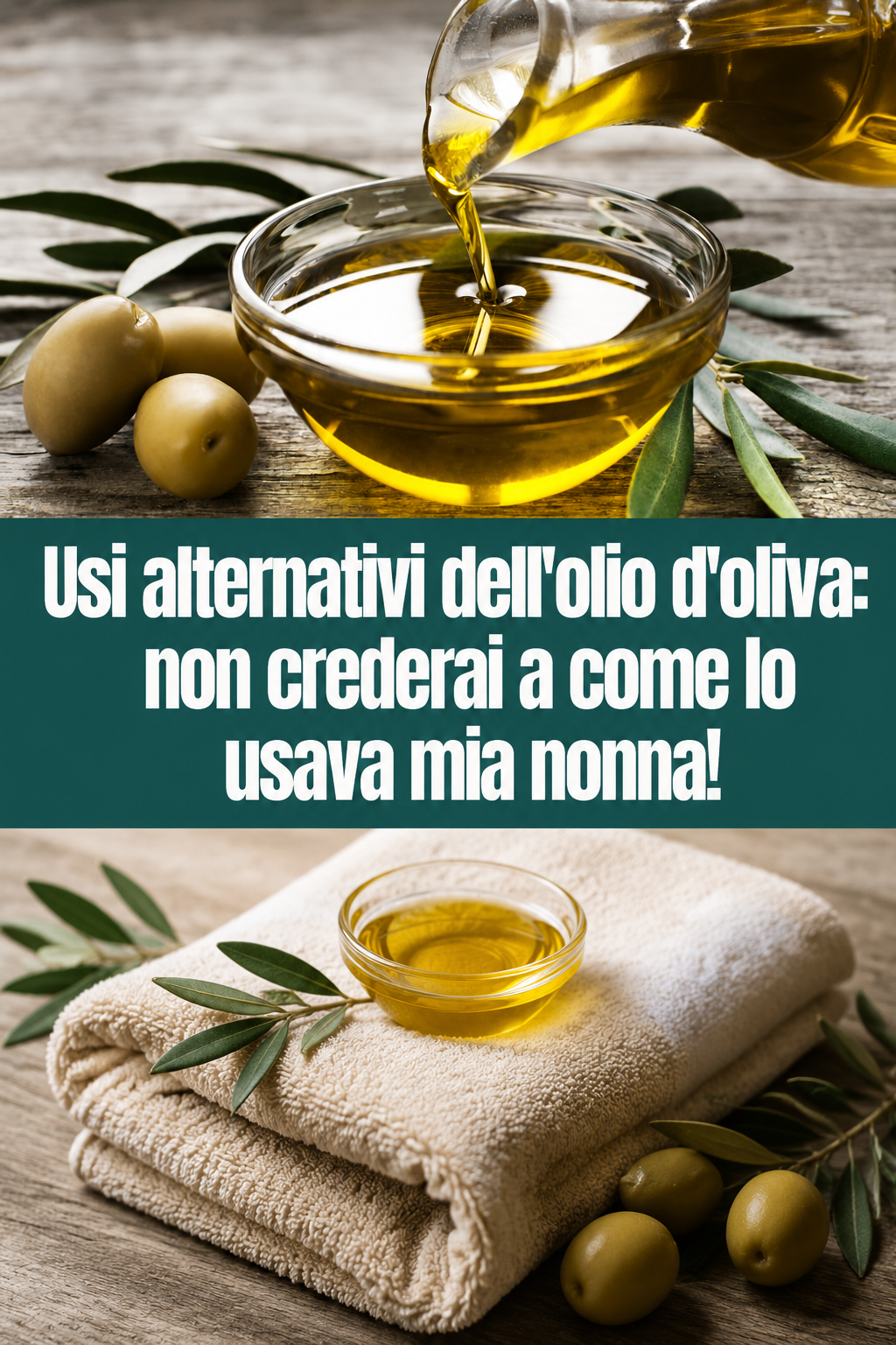 Usi alternativi dell’olio d’oliva: non crederai a come lo usava mia nonna!