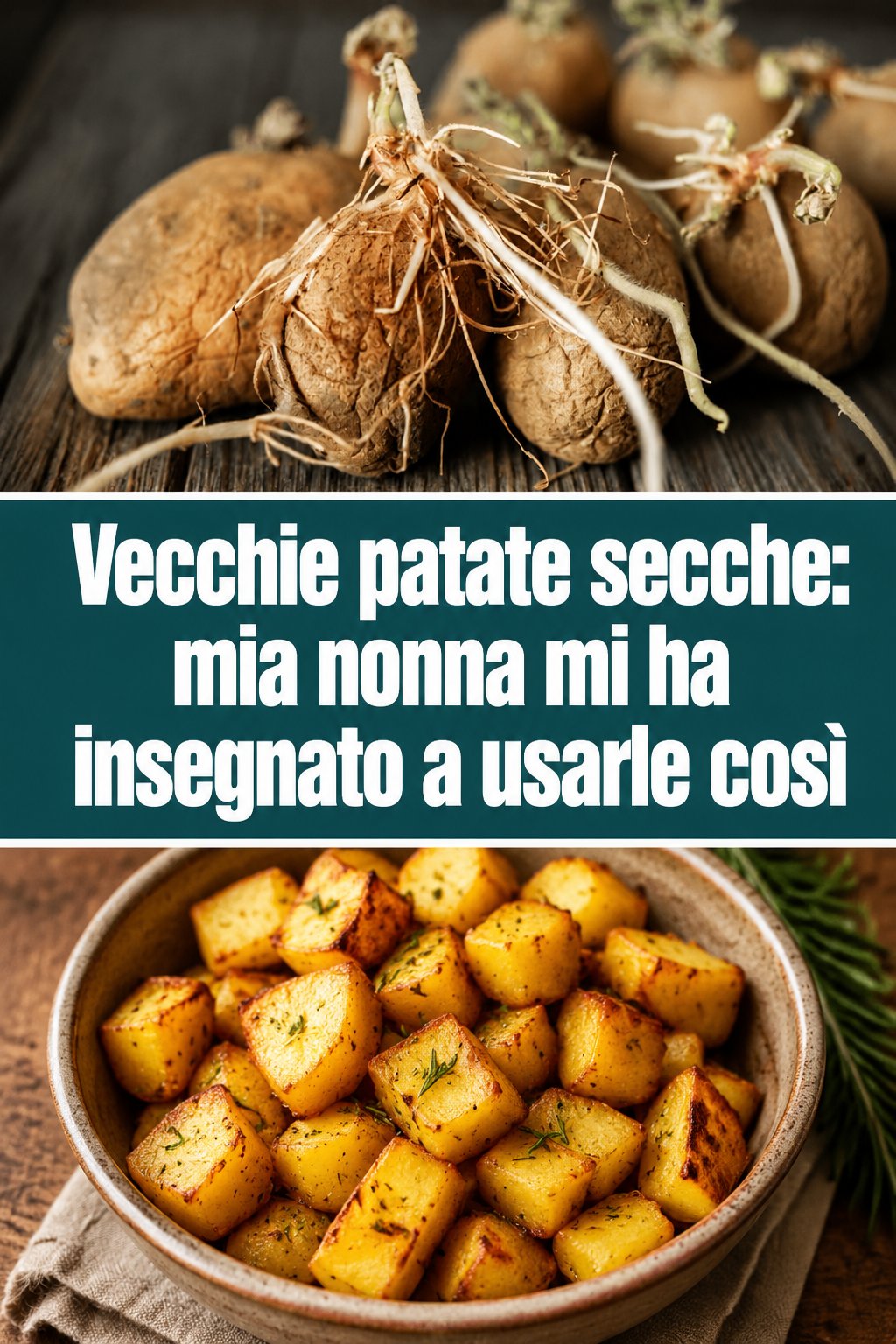 Vecchie patate secche: mia nonna mi ha insegnato a usarle così