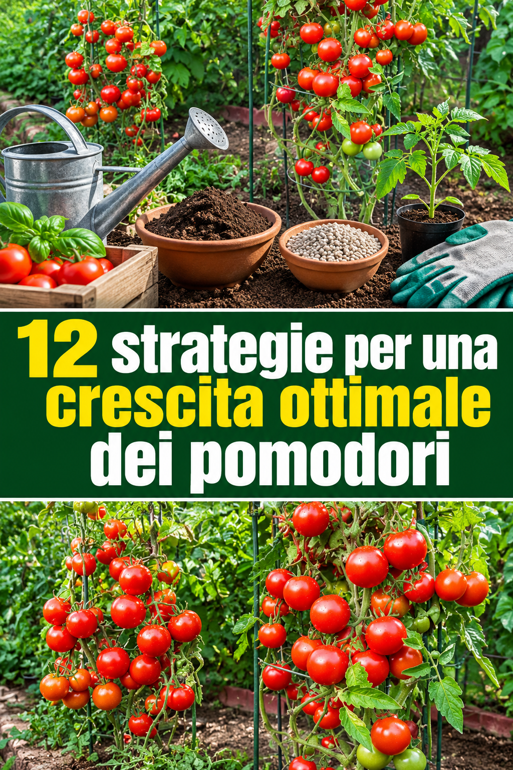 12 strategie per una crescita ottimale dei pomodori