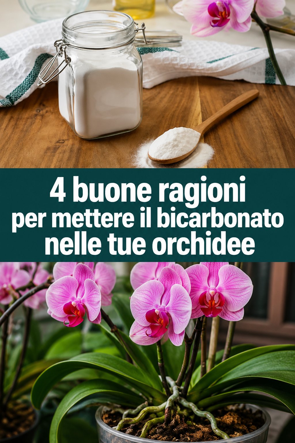 4 buone ragioni per mettere il bicarbonato nelle tue orchidee