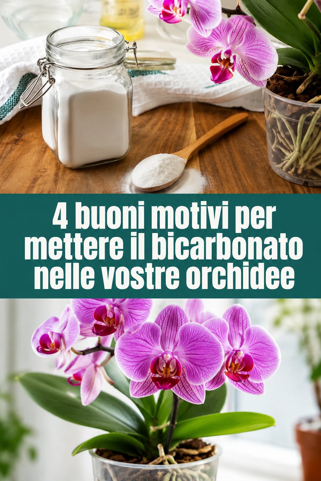 4 buoni motivi per mettere il bicarbonato nelle vostre orchidee