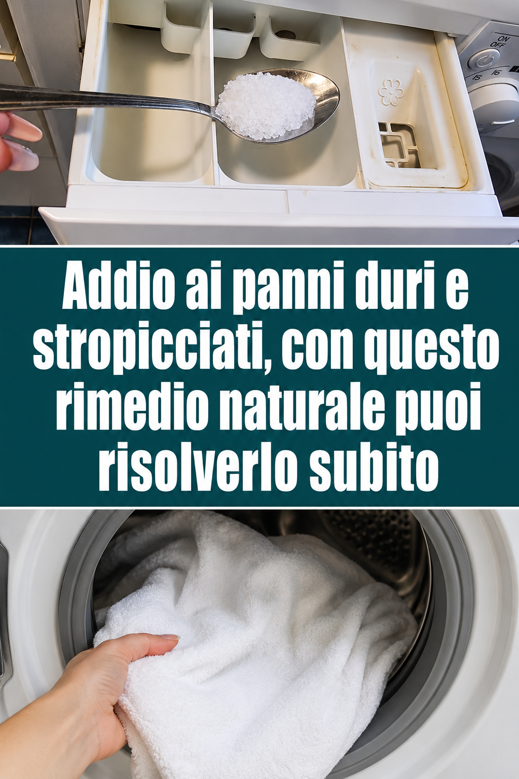 Addio ai panni duri e stropicciati, con questo rimedio naturale puoi risolverlo subito