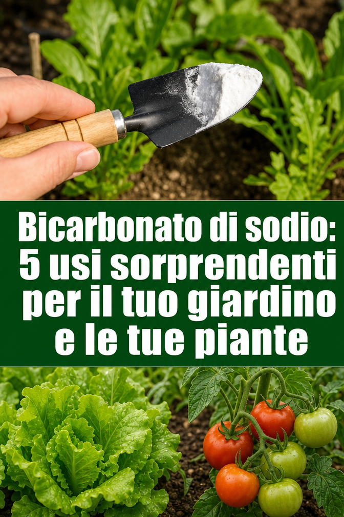 Bicarbonato di sodio: 5 usi sorprendenti per il tuo giardino e le tue piante