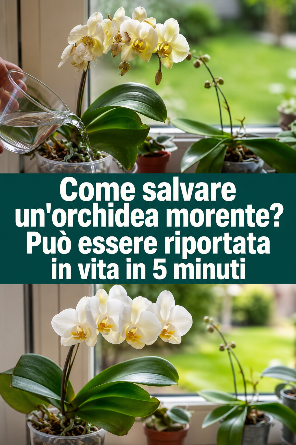 Come salvare un’orchidea morente? Può essere riportata in vita in 5 minuti