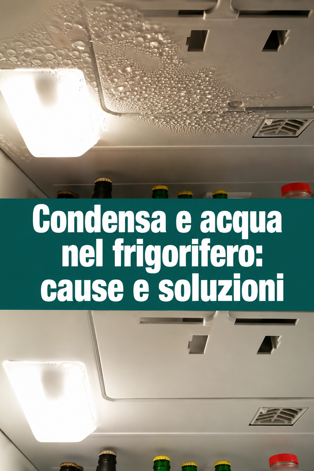 Condensa e acqua nel frigorifero: cause e soluzioni