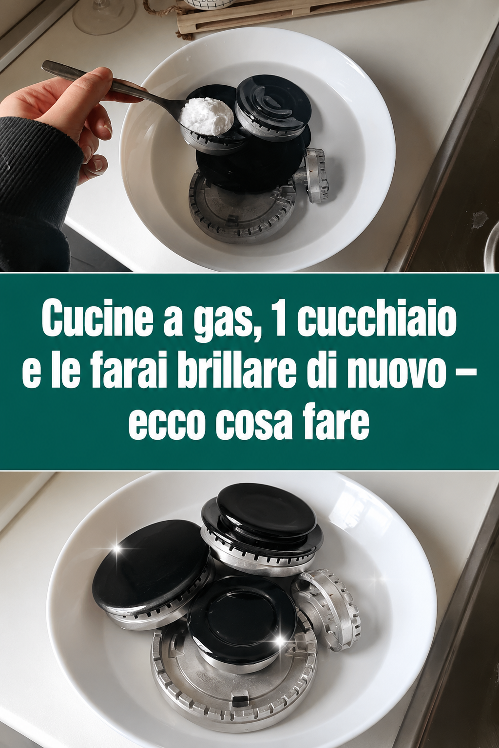 Cucine a gas, 1 cucchiaio e le farai brillare di nuovo – ecco cosa fare