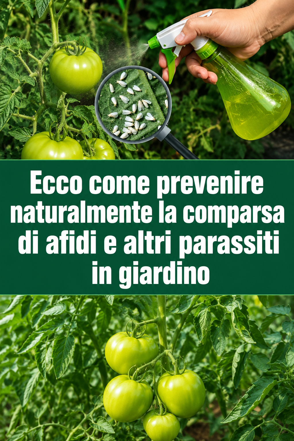 Ecco come prevenire naturalmente la comparsa di afidi e altri parassiti in giardino