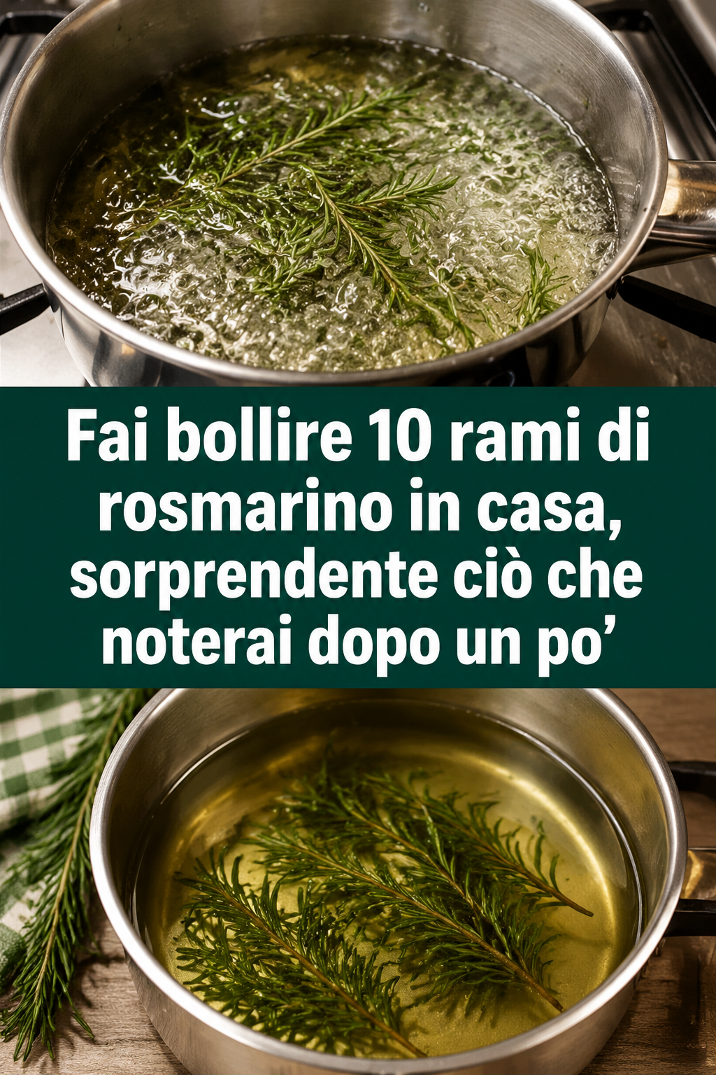 Fai bollire 10 rami di rosmarino in casa, sorprendente ciò che noterai dopo un po’