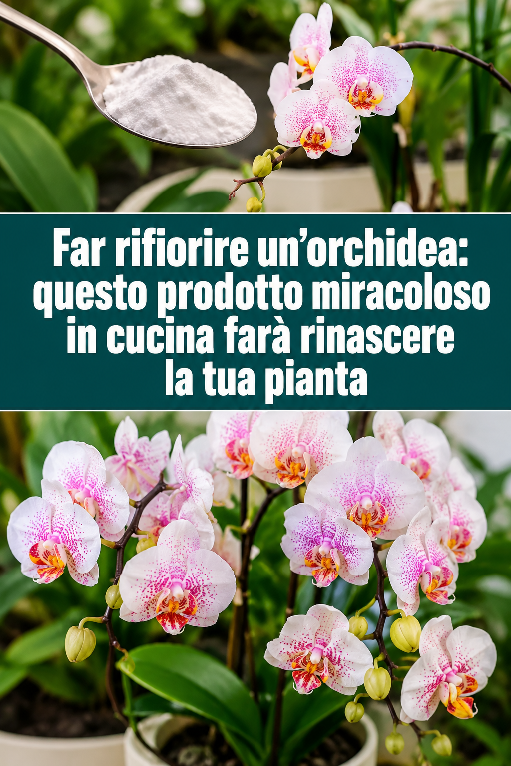 Far rifiorire un’orchidea: questo prodotto miracoloso in cucina farà rinascere la tua pianta