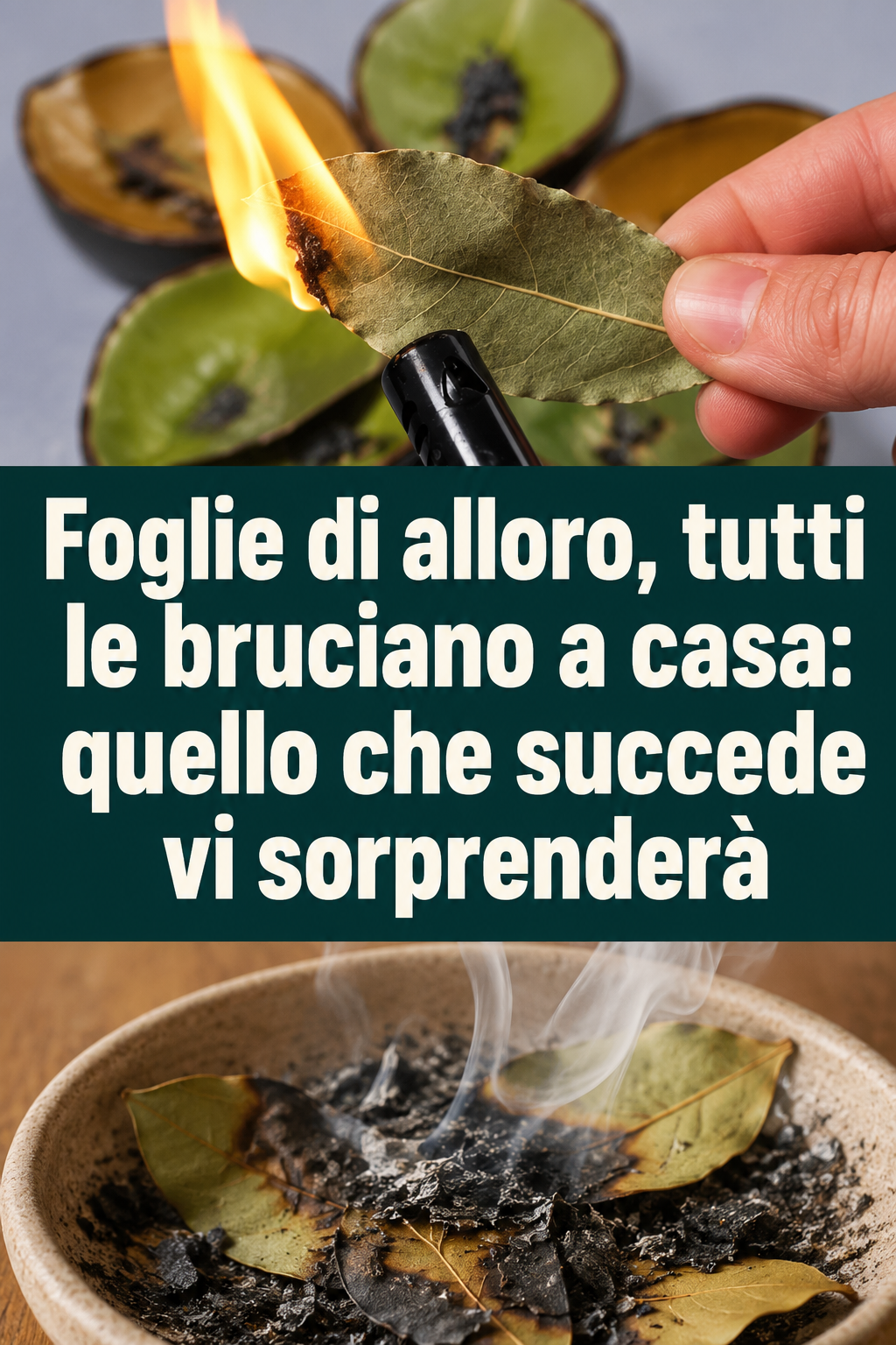 Foglie di alloro, tutti le bruciano a casa: quello che succede vi sorprenderà